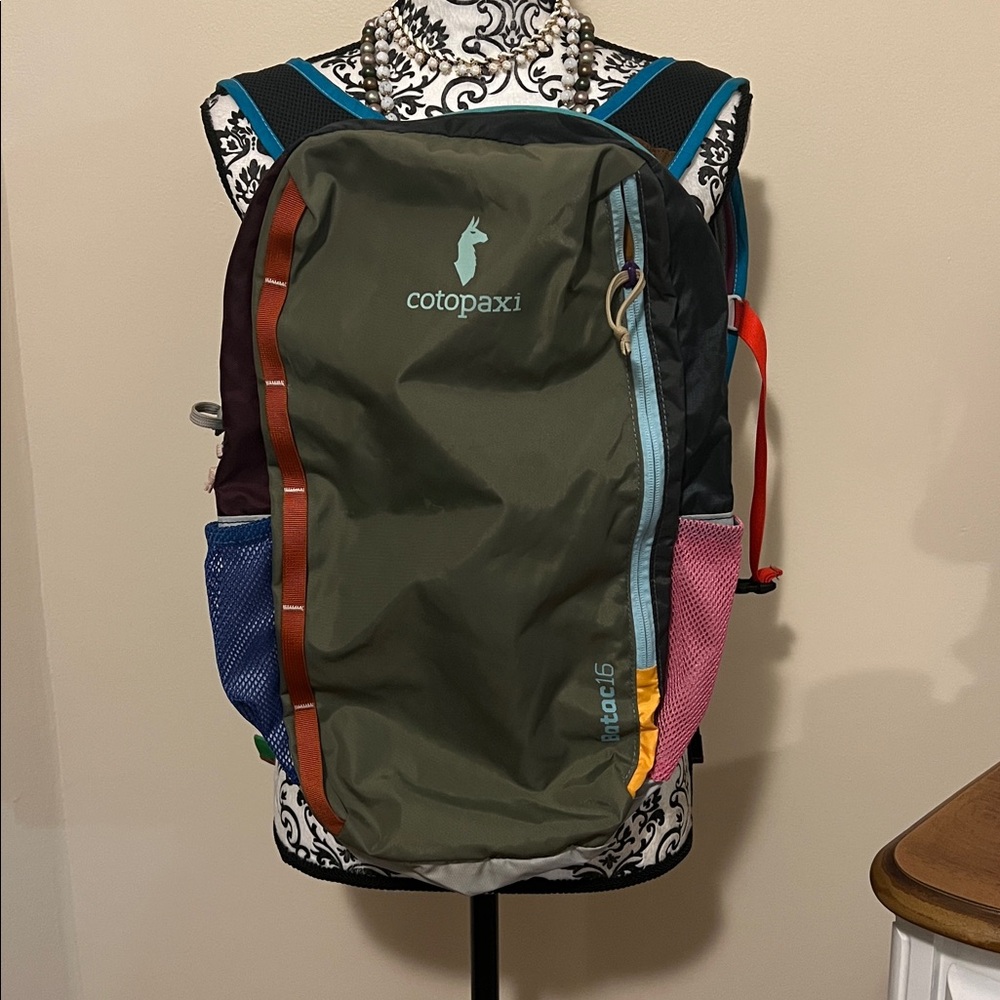 Cotopaxi Olive and Multicolor Backpack Batac16